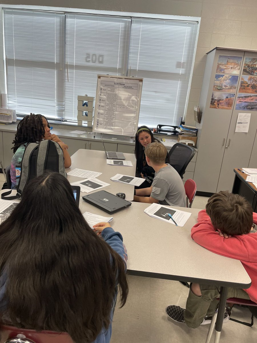 Those 6th grade <a href="/NCMSTitans/">NW Cabarrus Middle</a> were focused and getting the job done today. Lots of collaborating in small groups in ELA &amp; Science classes.