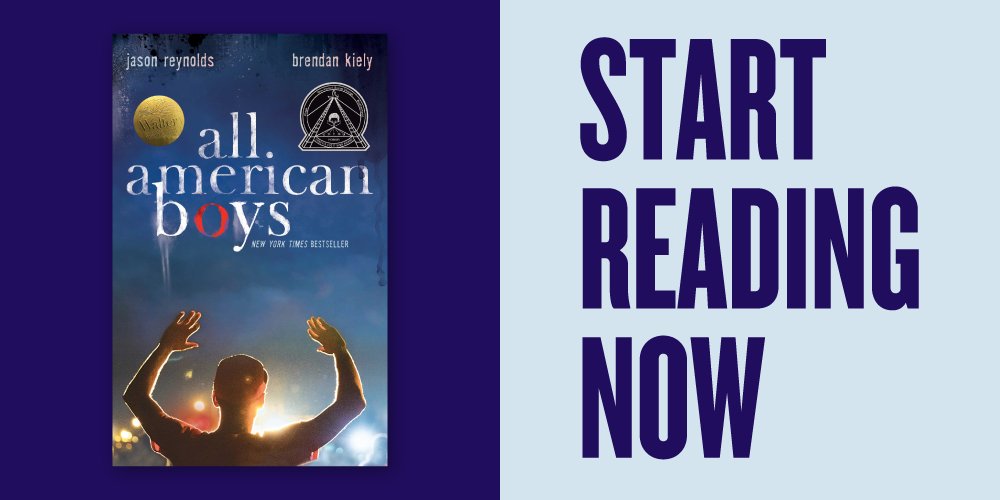 NYPL's first Banned Book Club pick of the year is ‘All American Boys’ by @JasonReynolds83 & @KielyBrendan! Readers anywhere in the U.S. aged 13+ can borrow the book for free from SimplyE, NYPL's e-reader app. Start reading now! #UniteAgainstBookBans on.nypl.org/42aPUkN