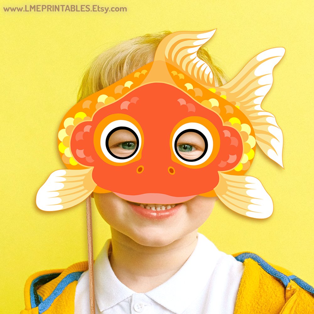 lmeprintables's tweet image. Goldfish Printable Mask Halloween Animal Costume Pool Party Gold Paper Craft Fish Pet Pattern Beach Sea Acuatic Marine Photo Booth Kid Adult etsy.me/41X2TWP via @Etsy #goldfishmask #carnivalmasks #fishcostume #fishmask #carnivalforkids #papermasks #goldfishcostume #masks