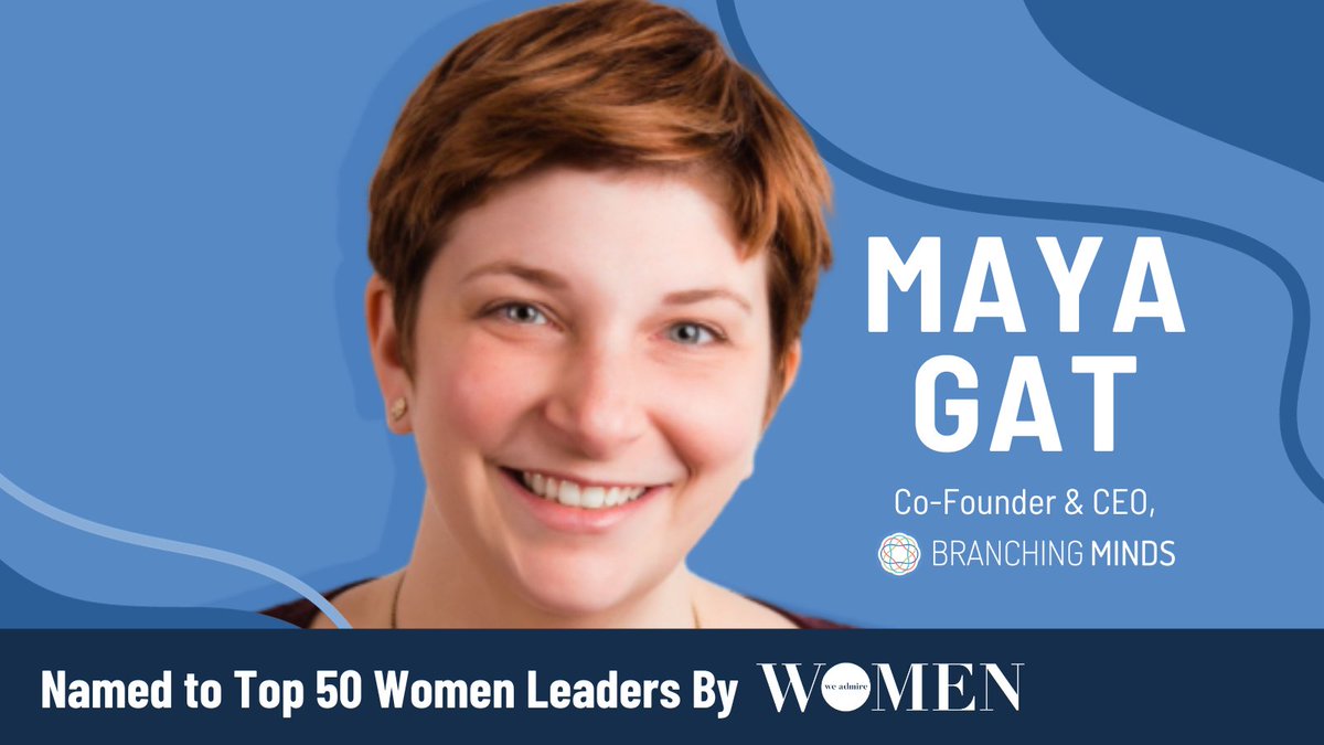 2ND YEAR IN A ROW! 🎉 Our Co-Founder and CEO Maya Gat (<a href="/mayagat/">Maya Gat (she/her/hers)</a>) has been recognized as a 'Top 50 Women Leaders of Connecticut for 2024' by #WomenWeAdmire. Read More: hubs.la/Q02gbsbv0

#EdTech #RTI #MTSS #K12 #BranchingMinds