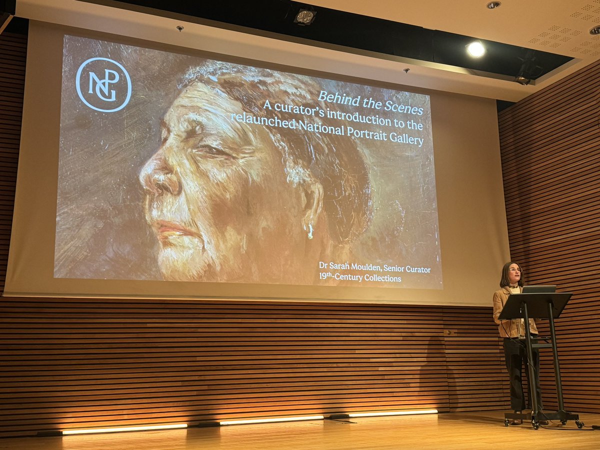 Very lucky to hear the fantastic <a href="/KitKatPortrait/">Dr Sarah Moulden</a> give a behind the scenes talk at today’s <a href="/NPGLondon/">National Portrait Gallery</a> members’ event! 

npg.org.uk/members/
