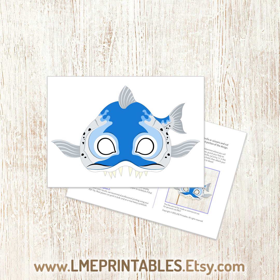 lmeprintables's tweet photo. Barracuda Fish Mask Printable Halloween Costume Pool Party Piranha Sea Sturgeon Ocean Animal Child School Play Shark Photo Booth Kid Adult https://t.co/UPF6iyz1vR via @Etsy #carnivalmasks #printablemasks #barracudafish #fishmask #carnival2024 #partymasks #masksforkids #sharkmask https://t.co/kYKak1NBMk