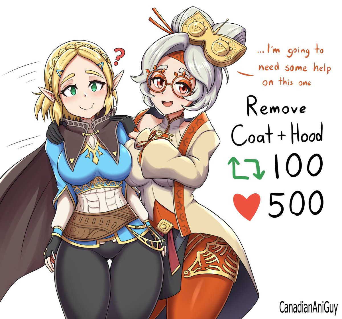 CanadianAniGuy's tweet photo. Starting a new strip game! This time with Purah ...and special guest Zelda!
#stripgame #zelda https://t.co/z3PIeRc7yB
