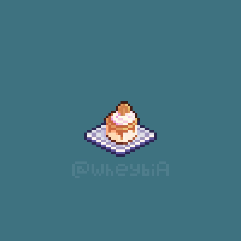 WheybiA's tweet photo. Lotus biscoff cake

#ドット絵 #pixelart #pixelartist #aseprite https://t.co/2NOWnn5hgF