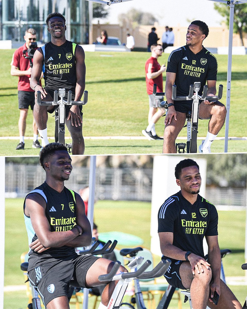 Bukayo Saka and Jurriën Timber, yeah they are back together! 😁✨