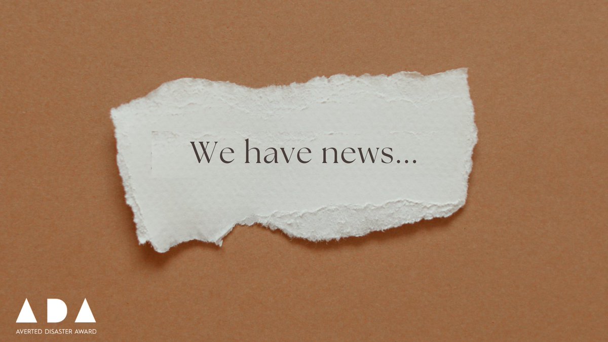 BREAKING NEWS! The top 5 nominated interventions for the #AvertedDisasterAward 2024 will receive the prestigious honor of an Independent Counterfactual Analysis led by a distinguished PhD & Associate Professor from @NTUsg : averteddisasteraward.org/2024/01/11/ann…
Deadline extended: February 2nd!