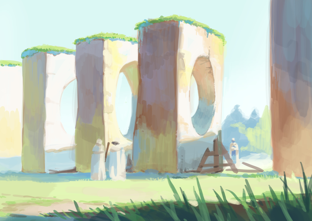 「模写練習」|へーべーのイラスト