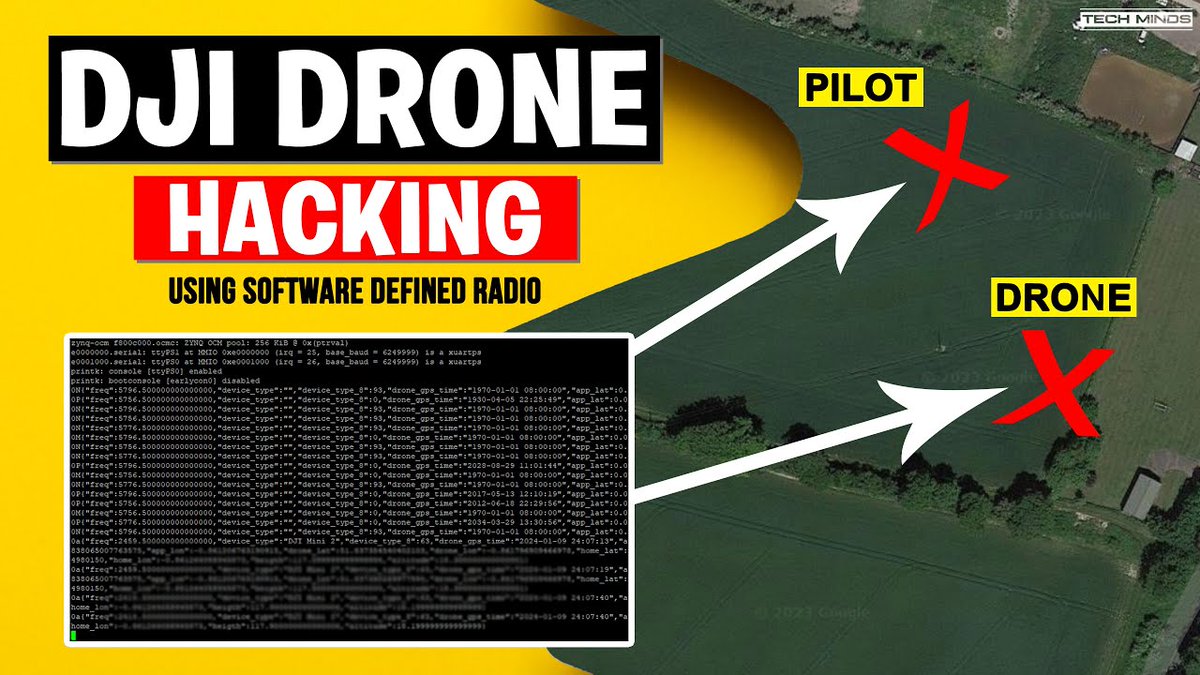 Tech Minds: Video on DJI Drone Detection on the AntSDR E200 rtl-sdr.com/tech-minds-vid…