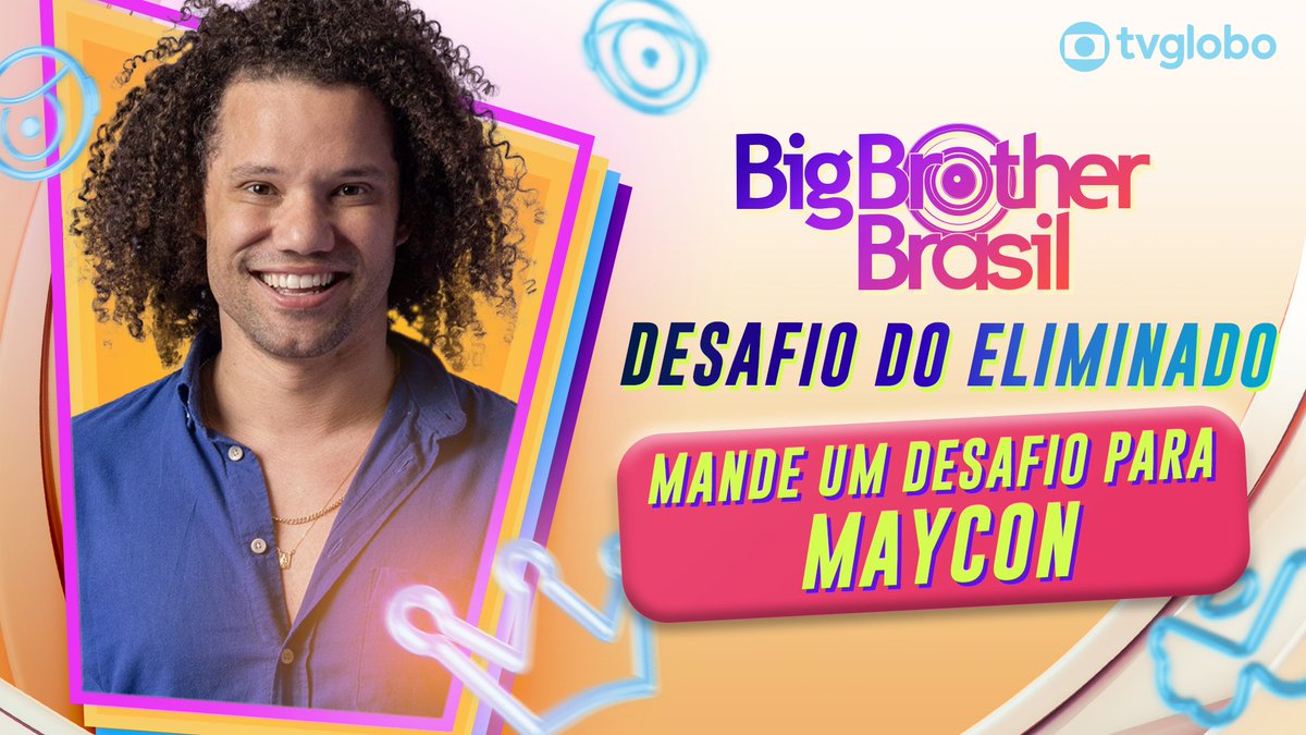 tvglobo's tweet photo. Lançamos o #DesafioDoEliminado: mande aqui nos comentários um desafio que você gostaria que o Maycon fizesse! 👀 #BBB24 #RedeBBB https://t.co/GSzVQO1tHJ