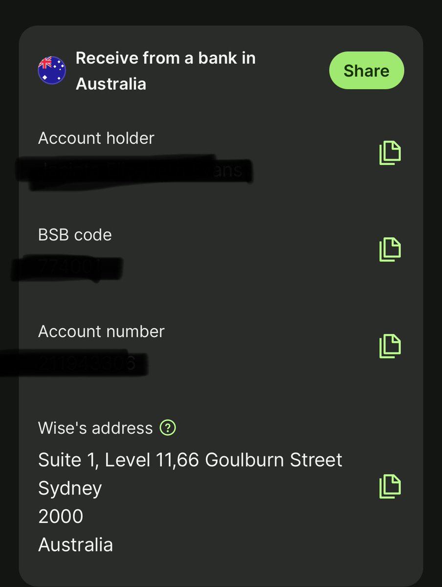 RyMess2009's tweet photo. Instead of Add I can just use the details provided  under account details like in this pic right? https://t.co/oCKjrFlghp