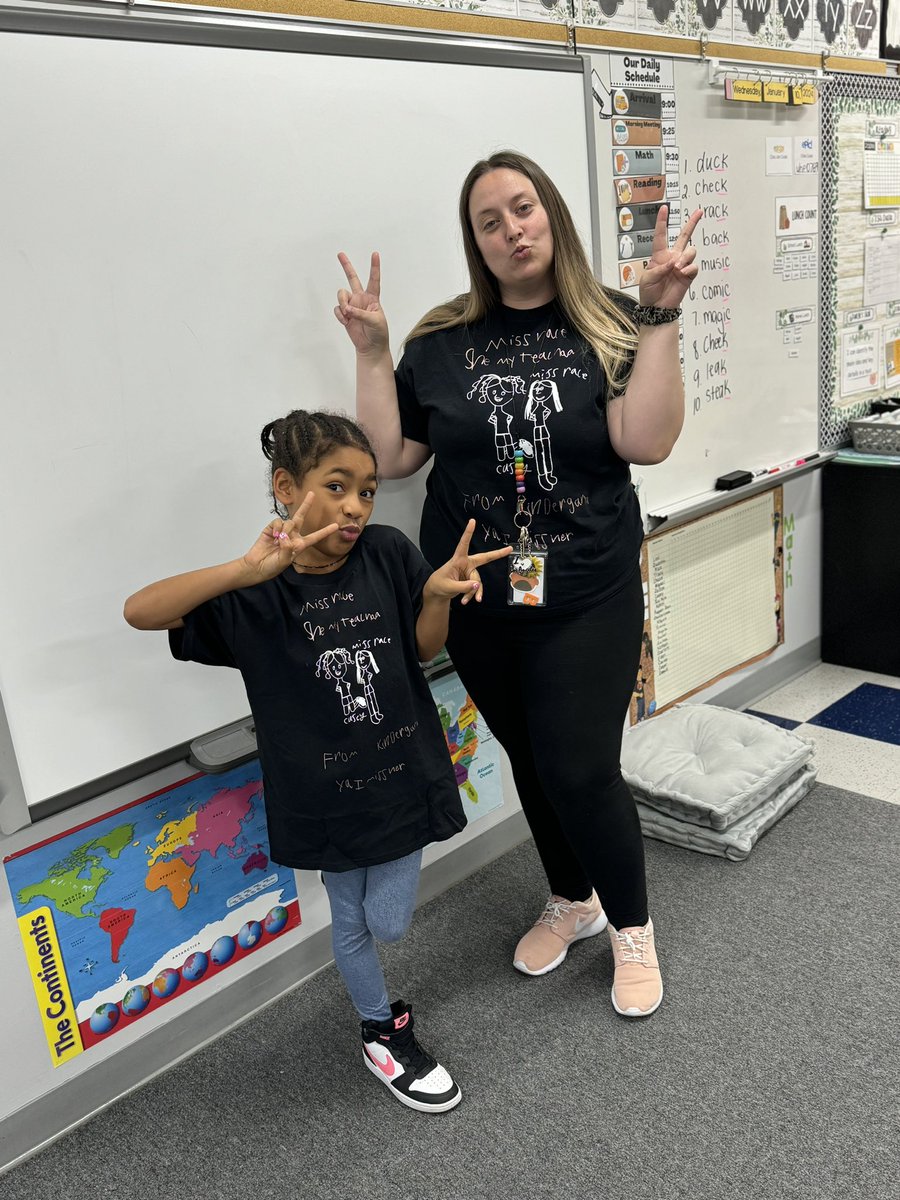 Ana_Race4's tweet photo. Matching shirts and my girl wrote a new song for me 💕 #SHElem #AAGV https://t.co/KbAMvjnPaM