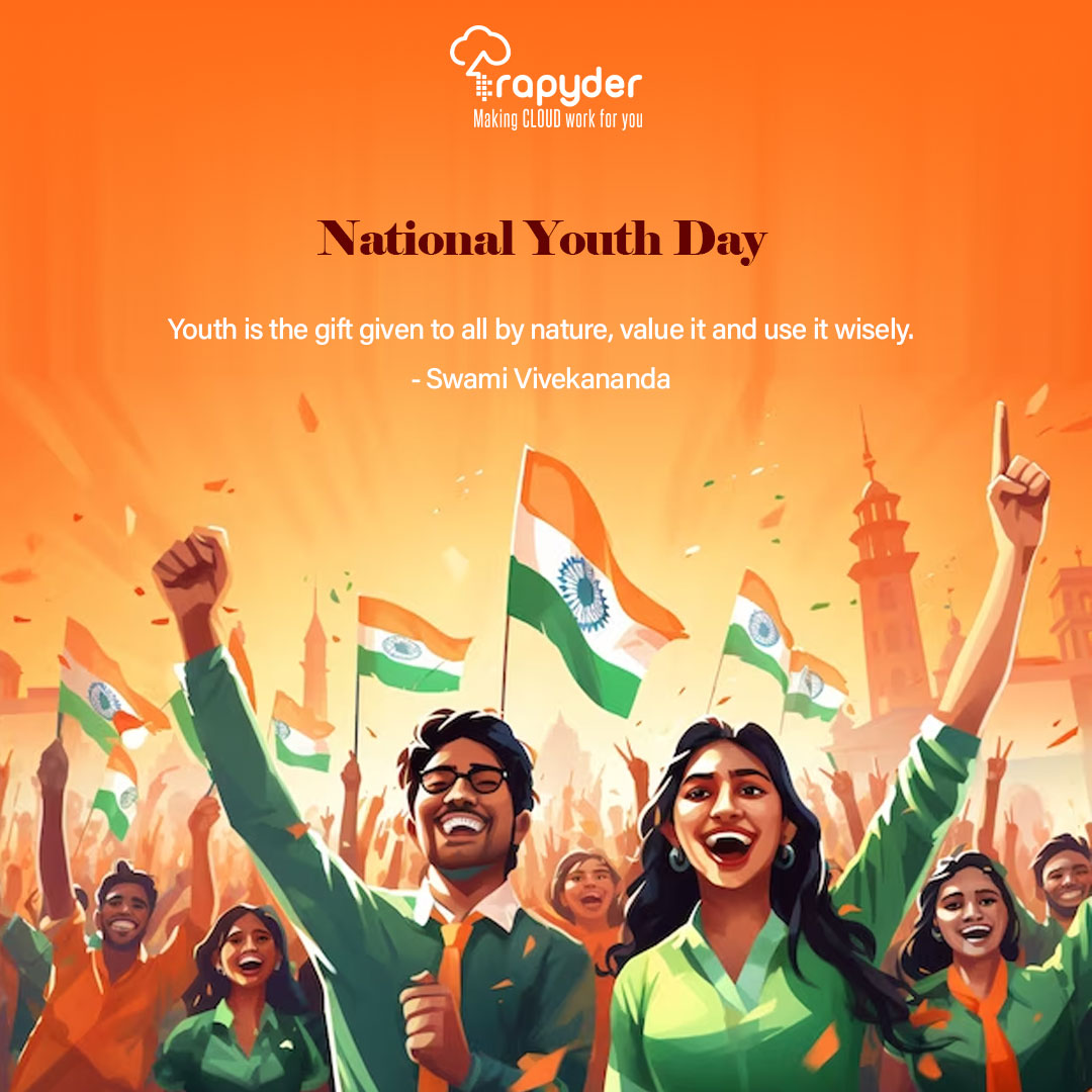 12th January - National Youth Day Let’s make it a point to guide the youth of our nation in the right direction for a brighter future. #NationalYouthDay #SwamiVivekananda #youth