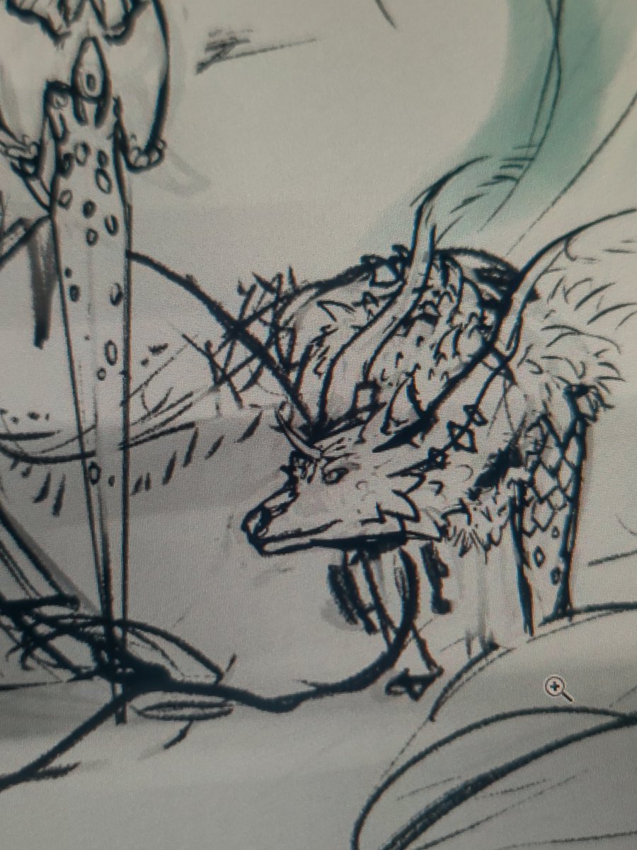 Meto44831472's tweet photo. Here's a little creature I have in another illustration I'm working on digitally https://t.co/YqW0Hev9qL