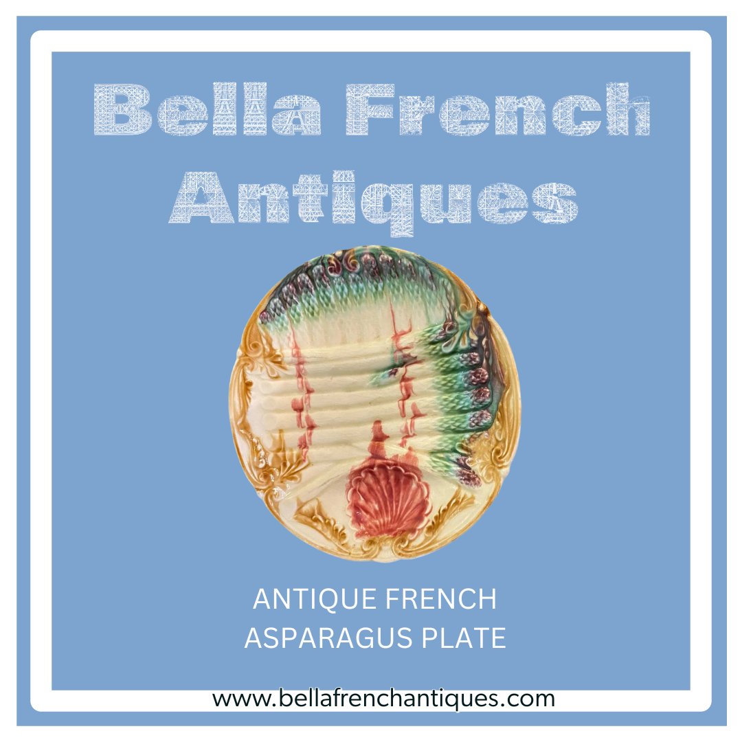 Antique French Asparagus Plate

l8r.it/GROw

#bellafrenchantiques #frenchplates #frenchmajolica #antiqueplates #antiqueasparagusplates #asparagusplates #antiquefrenchplates #frenchantiques #frenchdecor #dallasantiques #interiordesign #chairish #foundandchairished
⁠