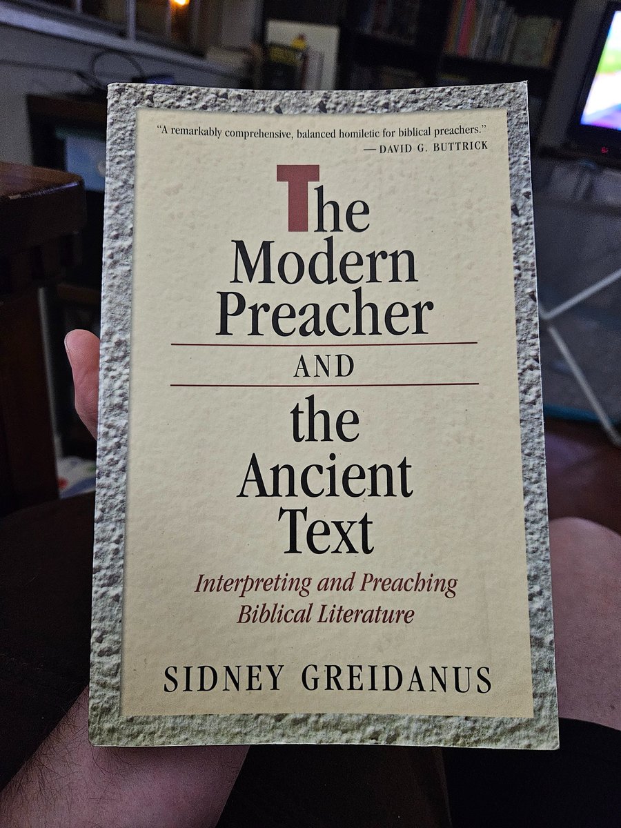 dgh5391's tweet photo. This is a goldmine.
#Bible #preaching #sermon #exposition #hermeneutics #homiletics https://t.co/jjUkzuGWgO