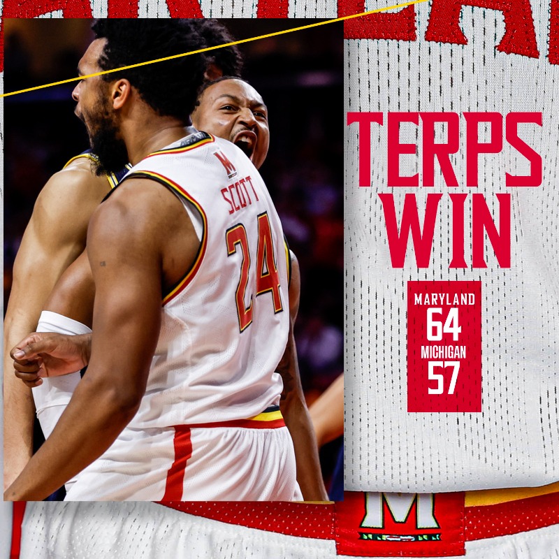 TerrapinHoops's tweet photo. Home court protected ✅