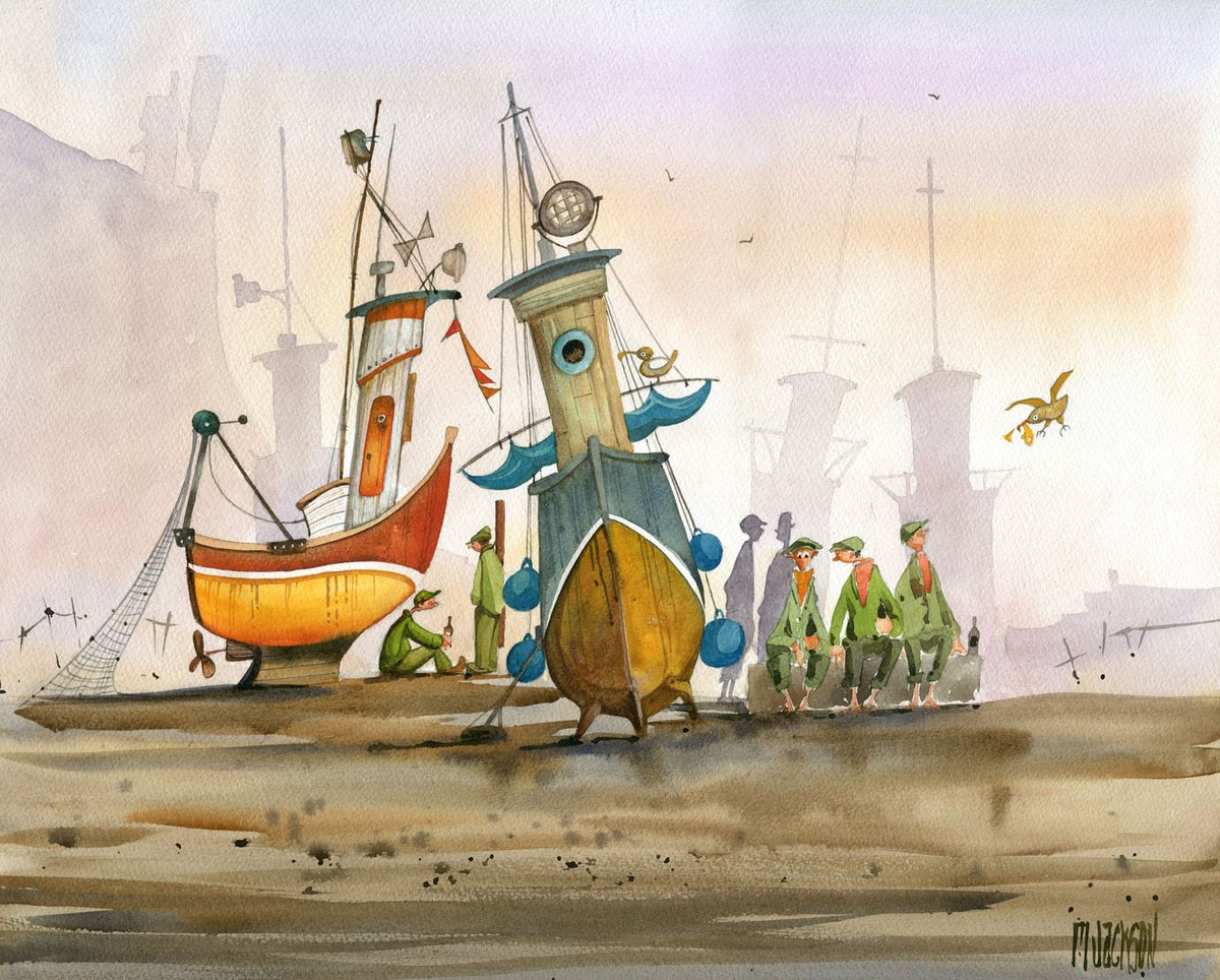 Waiting For The Tide somersetartist.com/store-5/waitin…