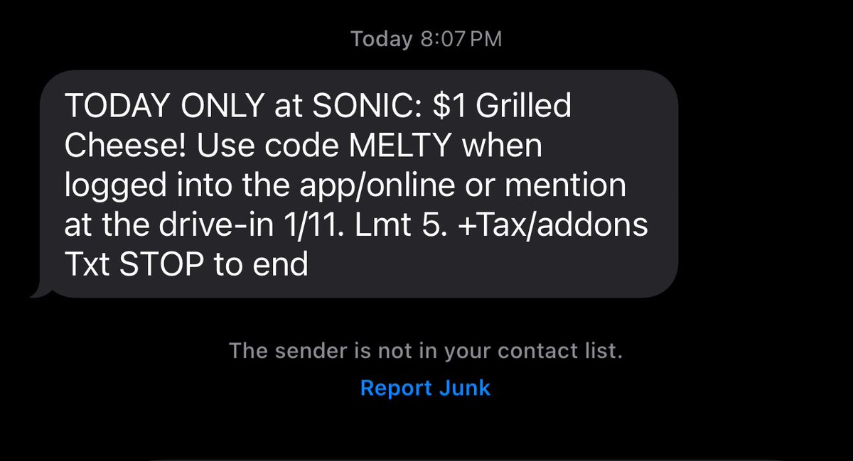 NutterKL's tweet photo. Would’ve come in handy say 8 hours ago, ⁦@sonicdrivein⁩ https://t.co/DujIQqY5LQ