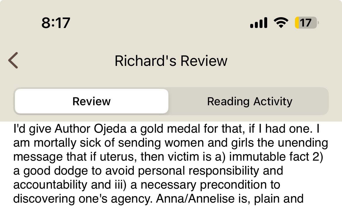 manhaterade's tweet photo. sos I read a review, by a man, that was so weird that I can no longer read the book because it’s given me the ick despite being right up my alley in terms of content https://t.co/W21Sve4WyY
