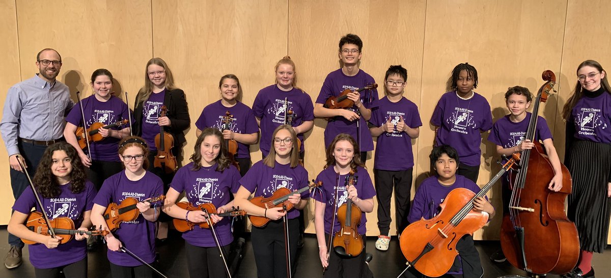 Congrats to these incredible @BGJHS Strings Students for an amazing performance with the MS All-District Orchestra! Director Nathan Wilson inspired them to play their best, and we’re all so proud of you! @BGISD