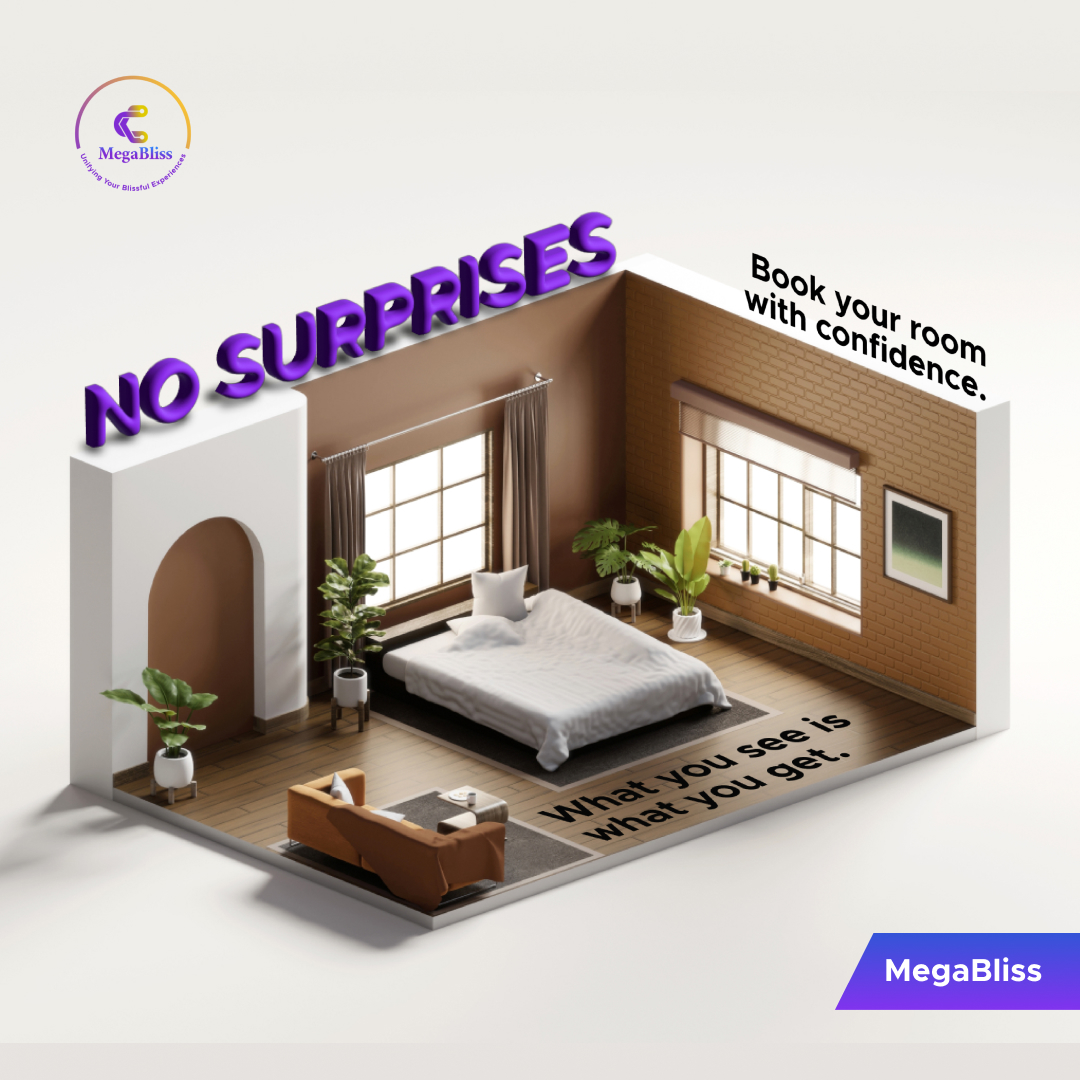 MegaBlissWorld's tweet image. Experience peace of mind with our commitment – when you book with MegaBliss, expect nothing but what you envisioned. No surprises, just the seamless realization of your perfect plans - Coming February 14. #NoSurprises #WorryFreeBooking #ExpectationReality #BookWithConfidence