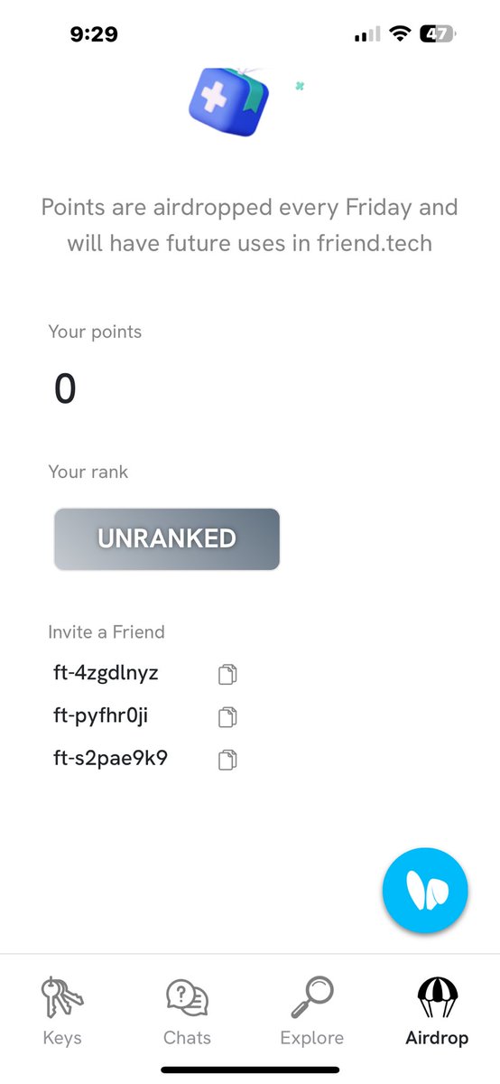 friend.tech invite code