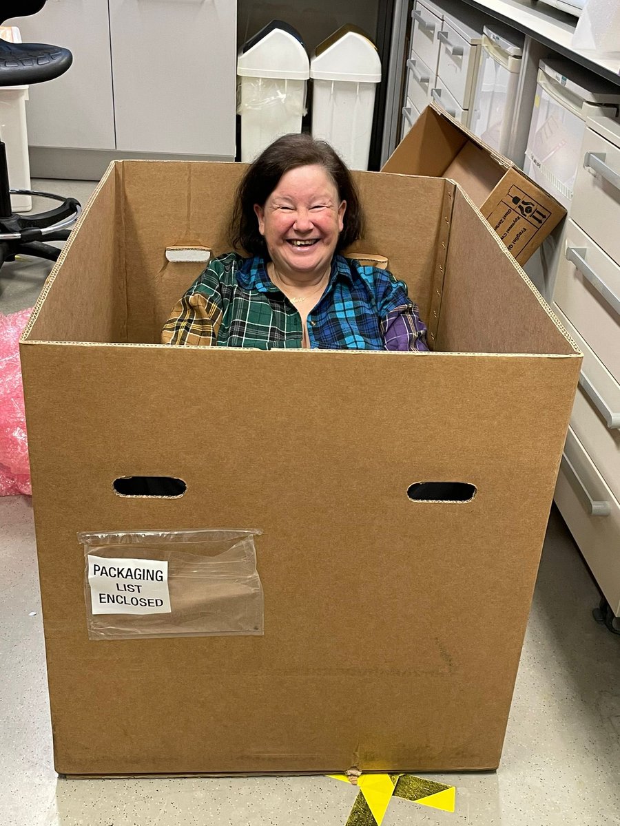 pinkbools's tweet photo. I love a good box. Could play in it for hours. Memories of christmases past ! #thinkinginsidethebox #bigwein @Boydlab1 https://t.co/DkGtahfIp6