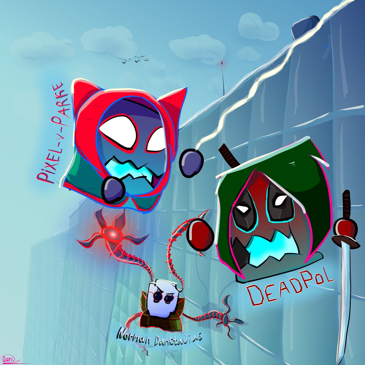 Pixel v Parke - <a href="/PixelLolka/">PixelLolka</a> 
Norman Danktavius - <a href="/NormDanchik/">NormDanchik</a> 
DeadPol - <a href="/pol_deni/">DeniPol</a> 
4 days