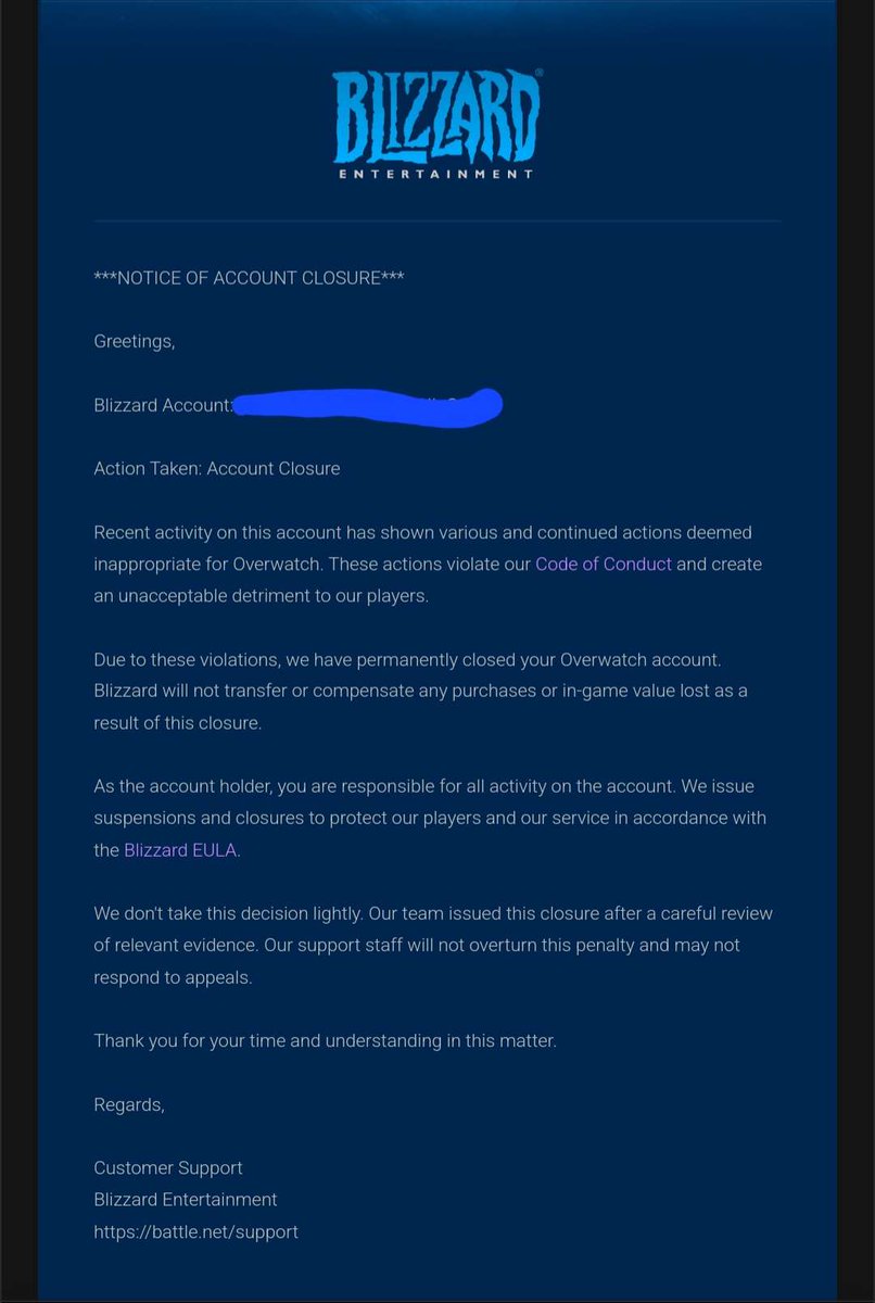AimbottZ's tweet photo. I apologize to everyone I offended with my battletag. I should have realized the name Player would be highly offensive. Blizzard has rectified the situation by changing my name, then banning me. Happy to see the report system is still working as intended. https://t.co/scC3RLIahY