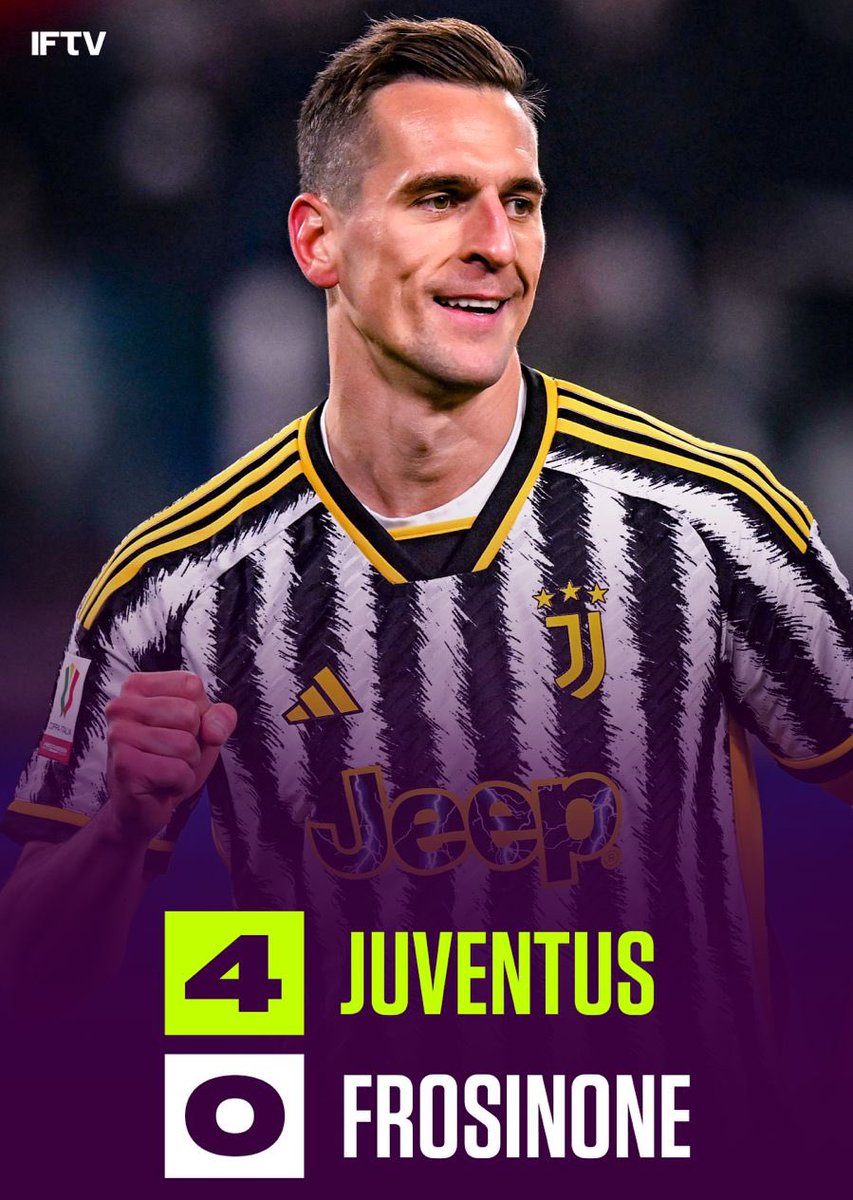 FT. Juventus 4-0 Frosinone
Komentar Kalian???

#ForzaJuve
#FinoAllaFine