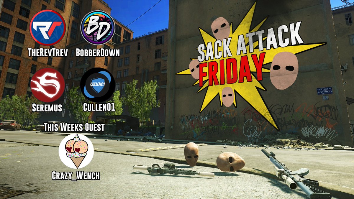 bobberdownttv's tweet photo. TOMORROW! at 8pm EST the SONS OF SACK are joined by @CrazyGamesWench come check us out! https://t.co/tazpDKx2Ea