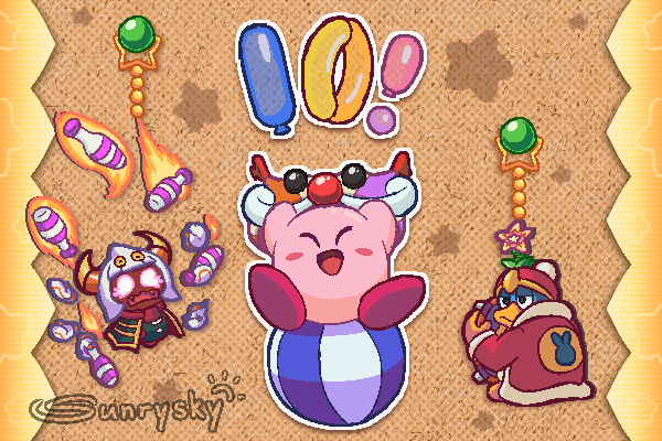 sunrysky's tweet photo. Happy 10th anniversary to Kirby: Triple Deluxe!!
#Kirby #トリデラ10周年 https://t.co/PtEIw4Gdkk