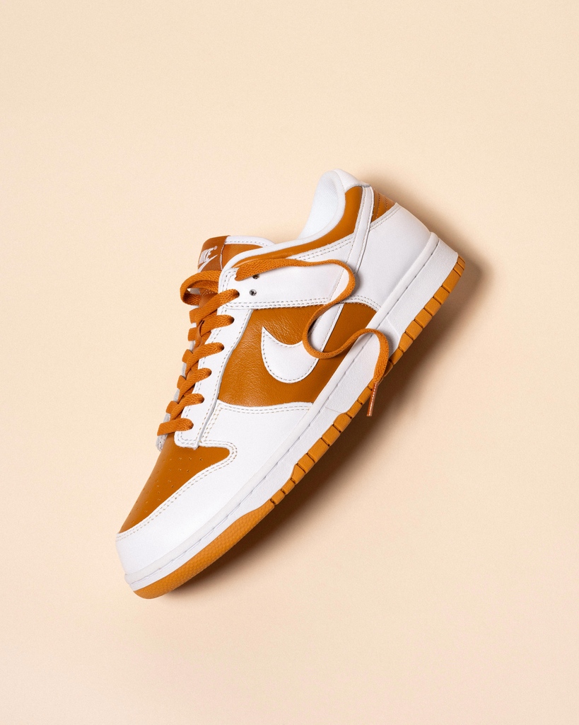 The Nike Dunk Low 'Reverse Curry’ launches online tomorrow January 12th at 10AM EST, any remaining pairs will be available in store at 12PM EST.