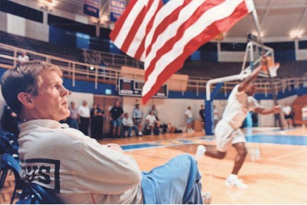 ✨🕰️ This #ThrowbackThursday features photos from when Blue Chips was filming in Frankfort, since the 30th Anniversary game is only two days away! Tickets are still available at bluechipstix.simpletix.com if you don't have yours yet! 🐾🏀🐬 #TBT #BlueChipsAnniversary
