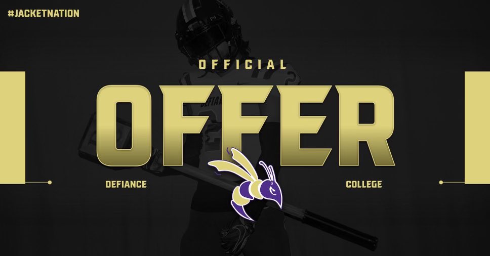 Excited to announce I have received an offer to play at defiance college. <a href="/HSEFootball/">HSE Royal Football</a> <a href="/CoachFleckC/">Coach Fleck MBA</a> <a href="/DefiCollegeFB/">Defiance College Football</a>