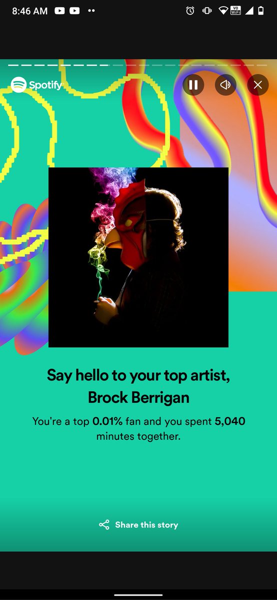 ayoVlad's tweet photo. @Brock_Berrigan Ran into that track sometime around its release bc of call of duty montages with it, you're still in my top artists on Spotify today, actually #1 on artists and songs🤟 https://t.co/PXOtQv8Tiu