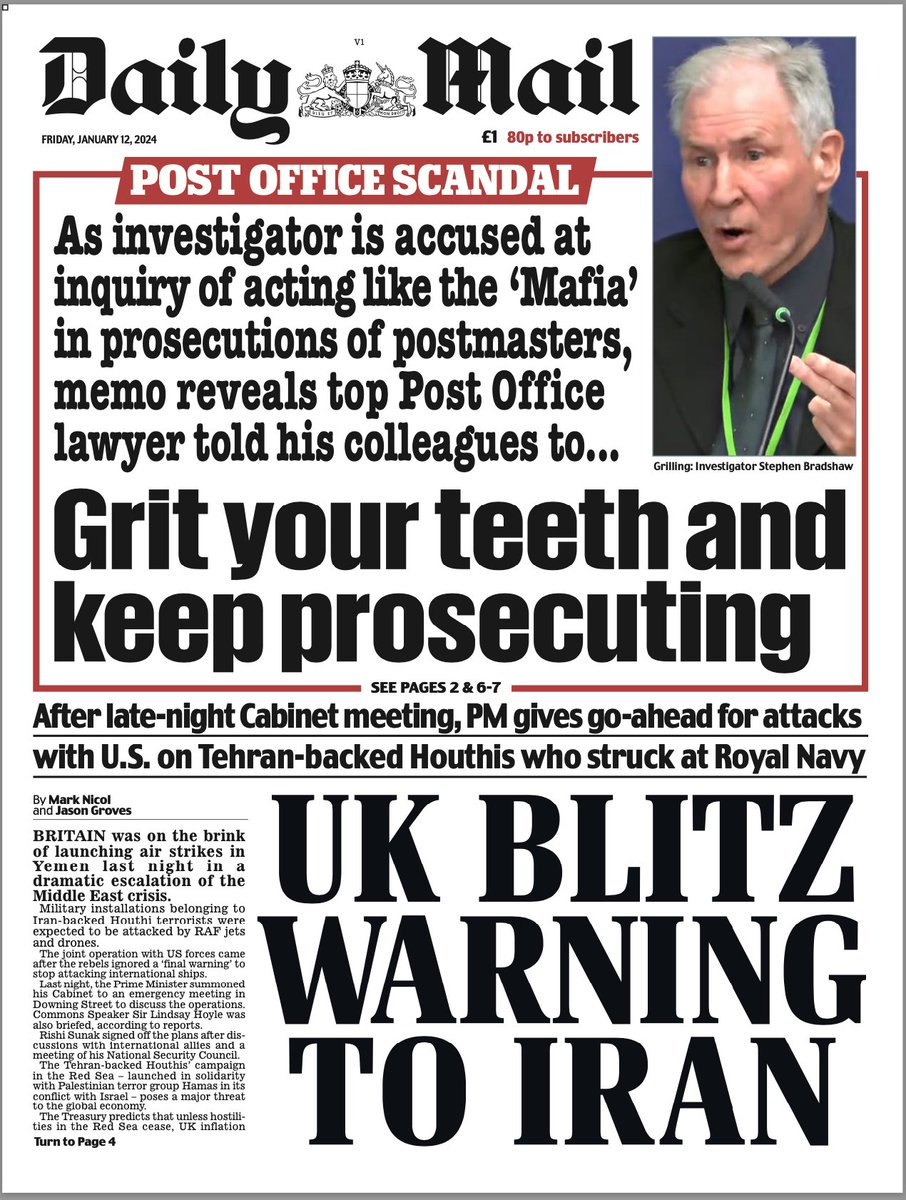 DailyMailUK's tweet photo. Friday’s @DailyMailUK #MailFrontPages https://t.co/0U9Jk2K3Ub