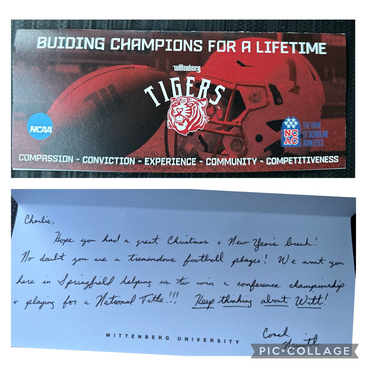 Thanks @CoachNeimeth

#BLESSED