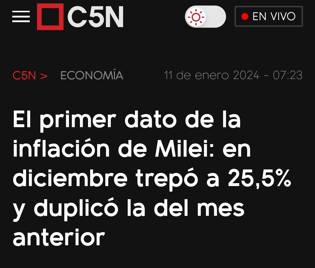 joserarteaga's tweet photo. #TODAdeMilei
💵 Llevaron el dólar a más de 800.
⛽️Liberaron los precios de la nafta.
🏥 Liberaron los precios de las prepagas.
🚉 Le sacaron los subsidios al transporte.
✔️ Aumentaron el monotributo
🛒 Y rompieron todos los acuerdos de precios de alimentos.

No creas cuando te dicen que están evitando una híper, cuando en realidad lo único que están haciendo es agravar la situación. 

La responsabilidad es toda de Milei.