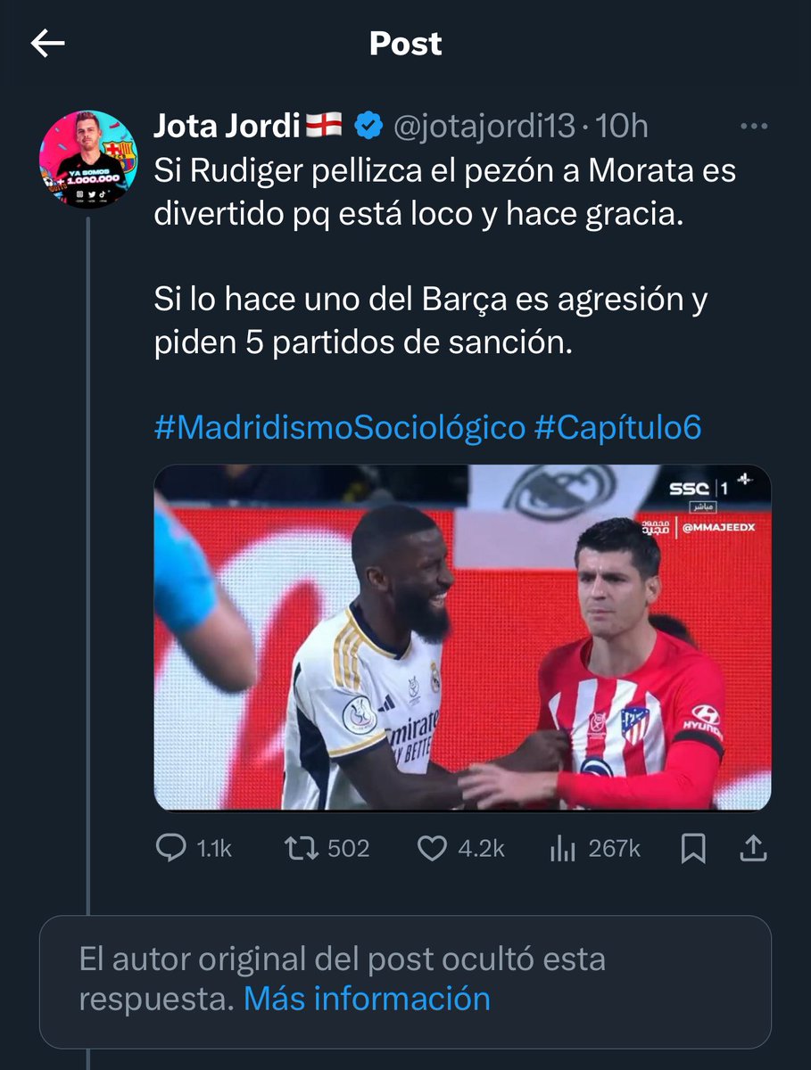 2010MasterChip's tweet photo. Jota Jordi ha ocultado la respuesta de @bertopeuve 

JAJAJAJAJAJAJAJAJAJAJAJAJAJAJAJAJAJAJAJAJAJAJAJAJA Lo ha puesto a bailar https://t.co/8UYieG5OuC
