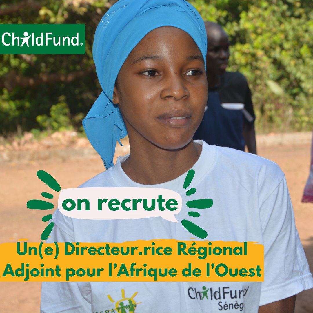 ⚠️OFFRE D'EMPLOI
👉 Un(e) Directeur.rice Régional Adjoint pour l’Afrique de l’Ouest - Sénégal

📍#Guinée, #Sénégal, #SierraLeone ou #Gambie
Pour en savoir plus et postuler, veuillez cliquer sur : cutt.ly/QwJmdJpp

#recrutement #emploi #Afrique #Sahel