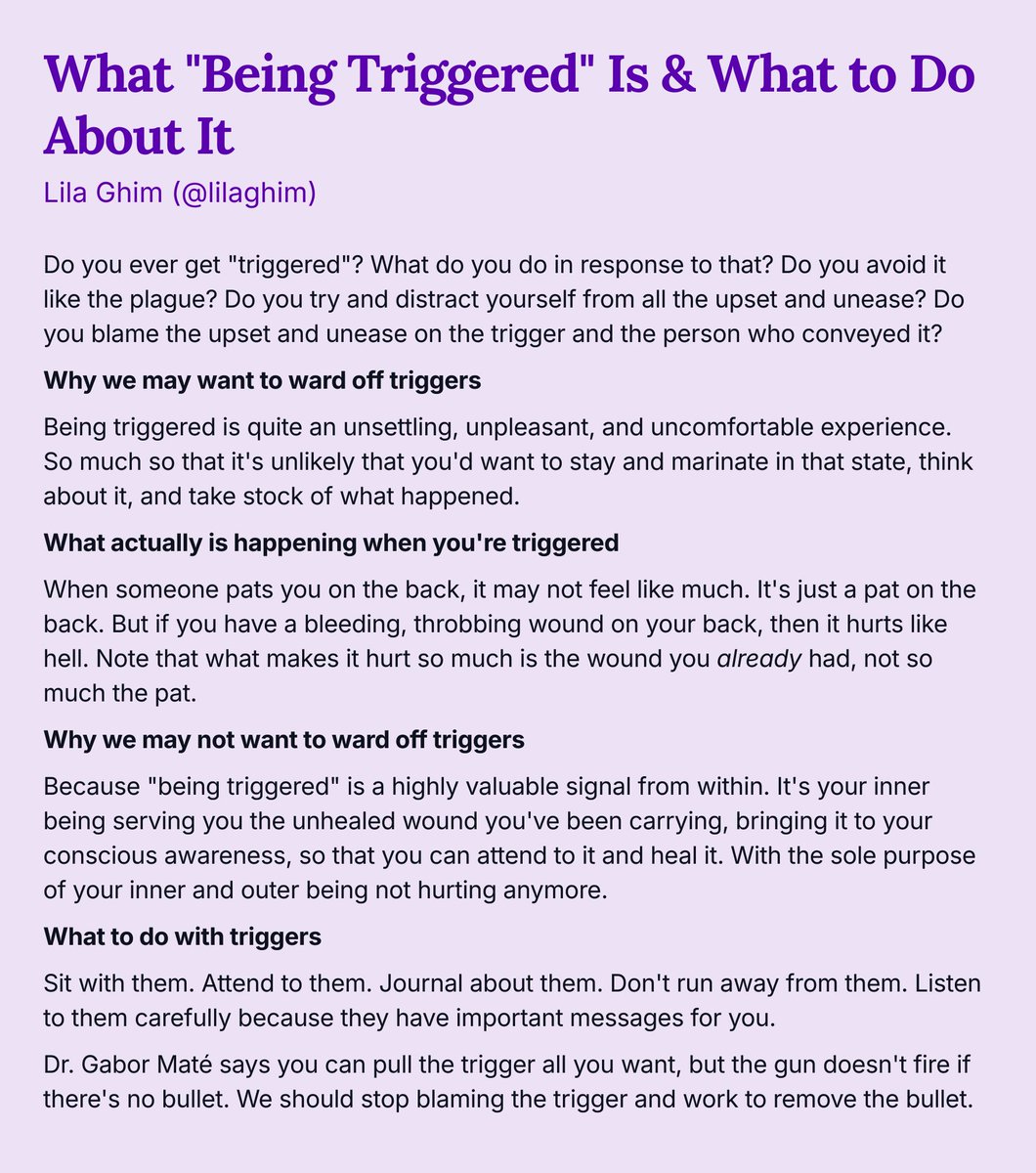 🚢 Day 6: What "Being Triggered" Is &amp; What to Do About It