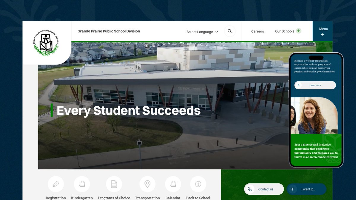 Congratulations to @GPPSD2357 Division on the launch of their new Rally websites last week! We're loving this clean and modern look. Check it out: gppsd.ab.ca #SchoolWebsites #EdTech #SchoolPR