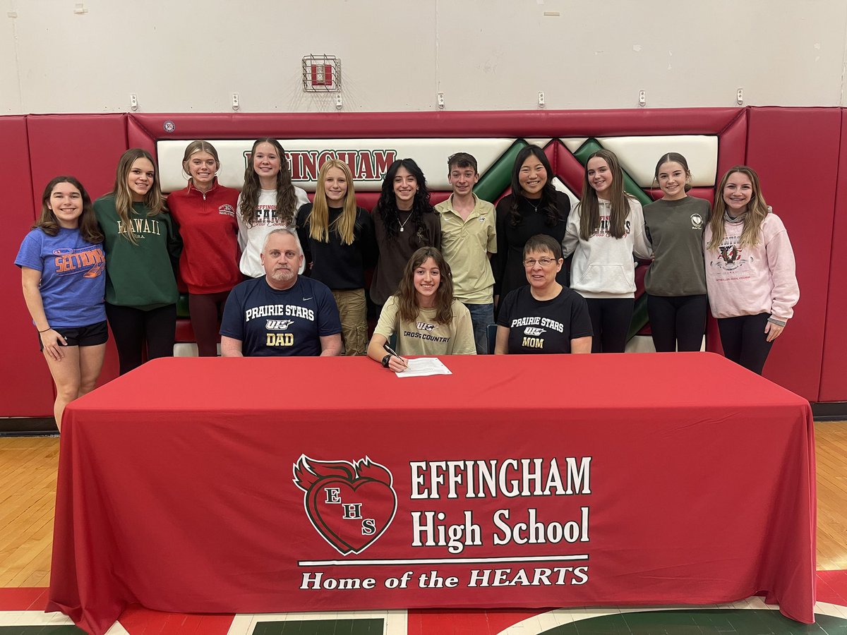 repkingtrep33's tweet photo. Congrats to Effinghams Audrey Wagoner on signing with UIS-Springfield to continue her XC Career @ the next level!
Good luck to Audrey as she becomes a #PrairieStar https://t.co/EzLJ8z6HRJ