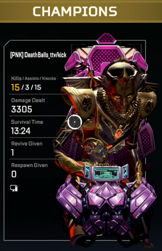 DeathBalls_ttv's tweet photo. ๐I been getting so much better at Apex recently!!! Let me know if you'd like to see the video on this match on #YouTube
#twitch #twitchstreamer #KickStreamer #KickStreamers #girlgamer #GamingCreators #ApexContent #LegendsUnleashed #CreatorsCorner #GamingCommunity #ApexSquad https://t.co/JBmzAxYJBj