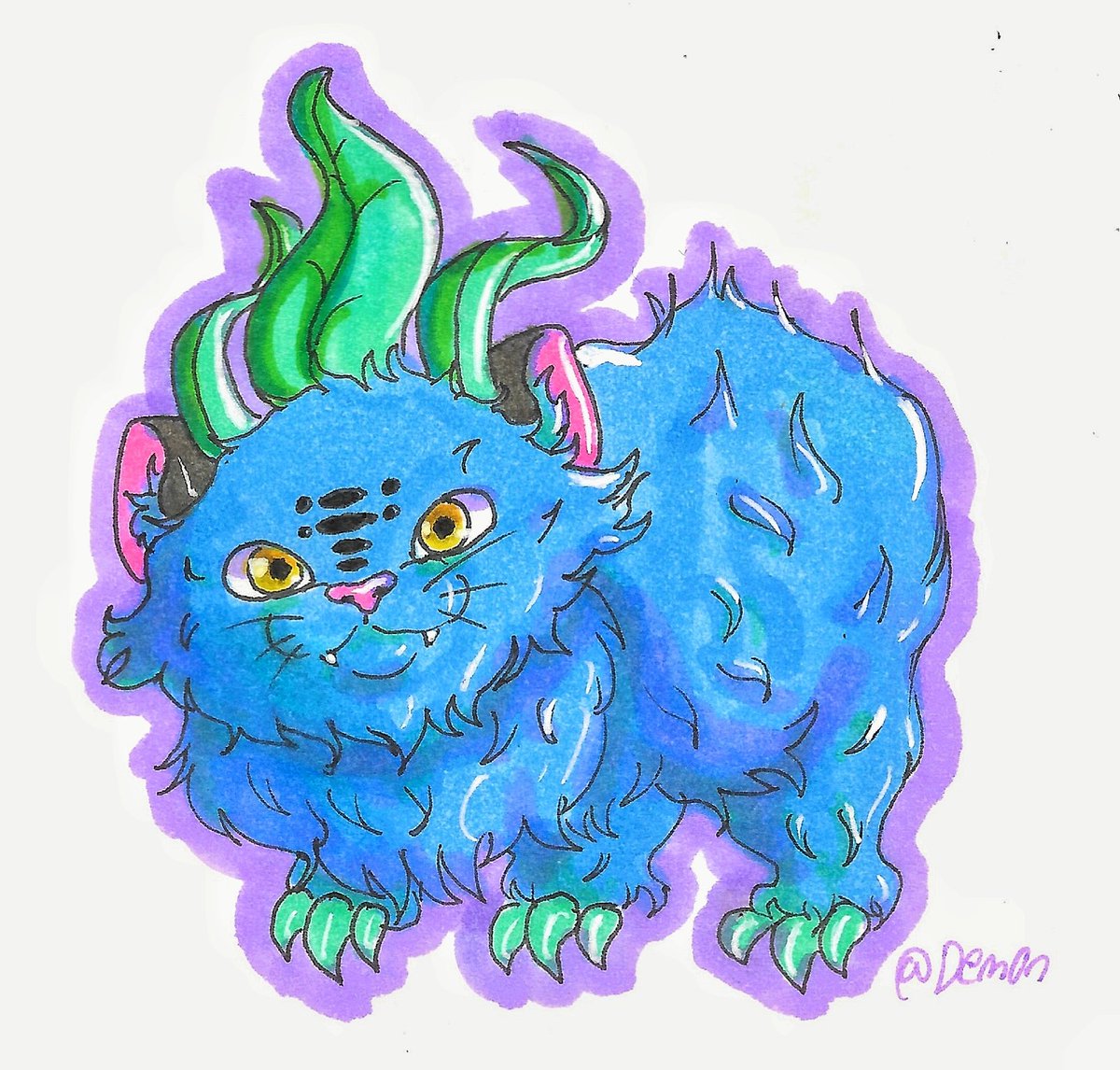 Velereth's tweet photo. Fluffaderyn fan art by demon_g0re on Instagram. @mythreltcg #MythrelTCG #art #cute #CardGame #TCG 
https://t.co/GApioCZgP1 https://t.co/0xfxwofuPY