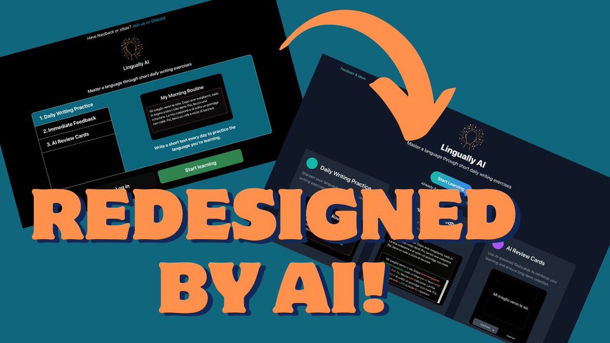 LukasPlatinsky's tweet photo. I've recently had a fun little session with ChatGPT.

I've asked it to first critique, then redesign a website for me.

It took a few iterations, but the results are stunning 👇 https://t.co/uvjUwqPCl5