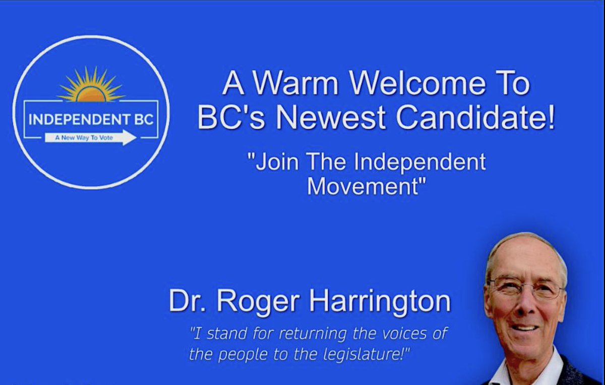 PLJinNewWest1's tweet photo. Hey another #IndependentBC candidate! @PentictonNews @pentictonherald @summerland_news @bcbusiness #bcpoli @midnightriderV2 @EpochTimes @DreaHumphrey @JamesLoewen15 @rupasubramanya ๐๐๐ https://t.co/tej98l6IuC