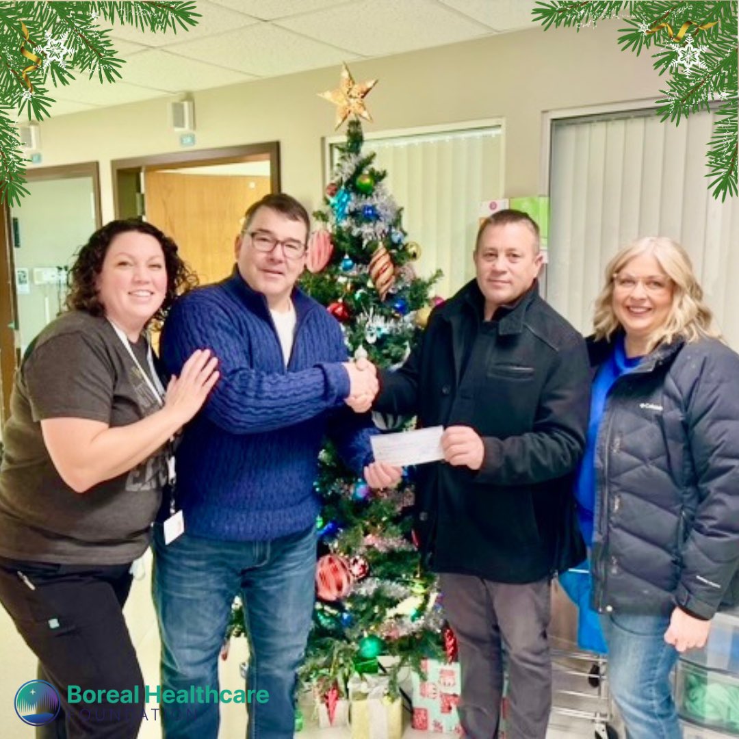 BorealHealthPA's tweet photo. This generous group presented the Victoria Hospital's Pediatric Unit with a $1000. Heartfelt Thanks! 💙

This impactful contribution is directed to our "Nurse for a Day Fund," ensuring dedicated support for our Pediatrics Team.

Visit our website or reach out to donate.
💙✨ https://t.co/F78Y9rs66C