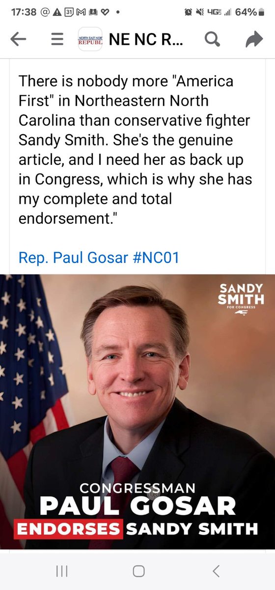 SandySmithNC01f's tweet photo. I can't get endorsements from my home state or even border states, but guess who's got a shiny endorsement from a slimeball in Arizona? 🌵 Sometimes you've gotta take what you can get, even if it comes with a touch of slime! #EndorsementJourney #imafailure #professionalloser https://t.co/YRbJKsgdHZ